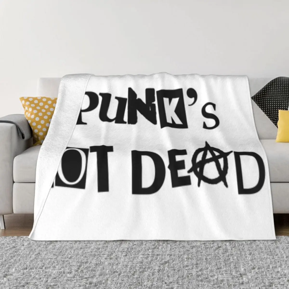 

Punks Not Dead Logo 13 Bedroom Winter Blankets Blankets And Blankets Throw Blanket