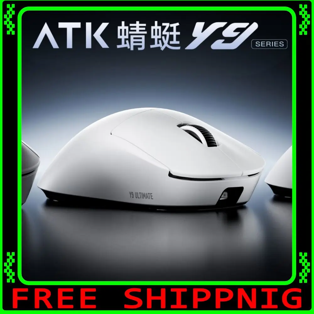 

ATK Dragonfly Y9 Wireless Mouse 3-mose Ergonomics Dual 8K Long Battery Life Gaming Mouse Customized E-sports PC Accessory Gifts