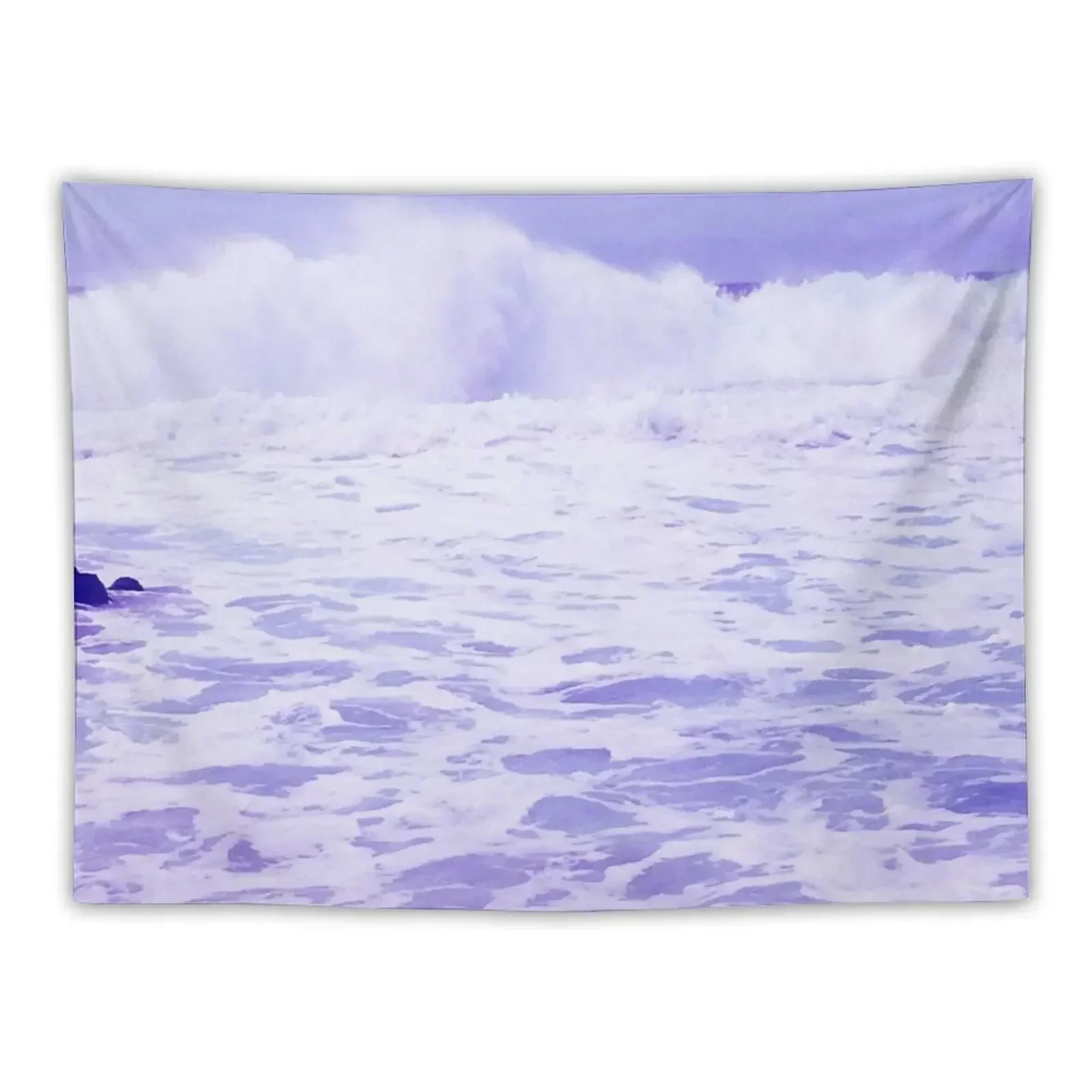 

Purple Waves. Tapestry Wall Decorations Room Decoration Korean Style Tapestry