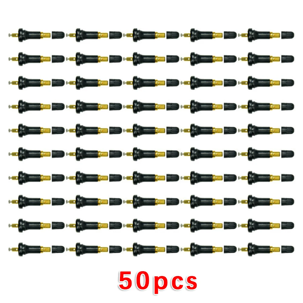 High Quality 4/50PCS TPMS Tire Pressure Sensor Rubber Valve Stem For GM-930A GMC Cadillac Chevy Car Accessories