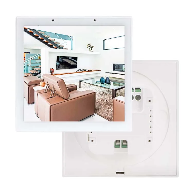 2026Portworld Embedded Temperature Touch Screen AC RS485 RJ45 RK3566 Office 4 Inch Smart Home Tablet
