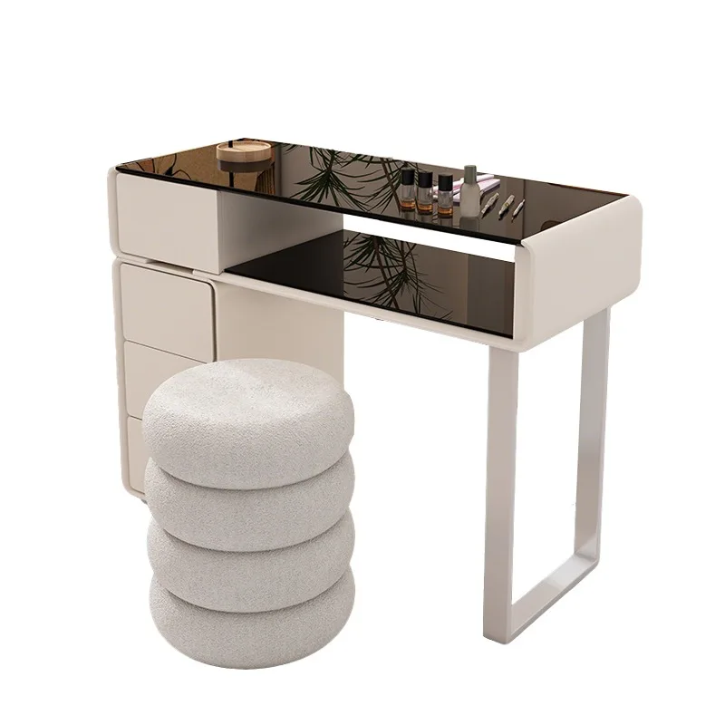 Wholesale Modern Minimalist Light Luxury Nail Salon Nail Table Comfortable Sofa Table and Nail Table