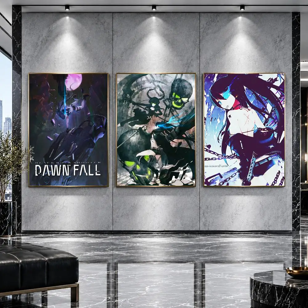 character Black Rock Shooter Poster Poster HD Printing Premium Luxury Style Wall Art Home Decor For living room Bedroom Gift