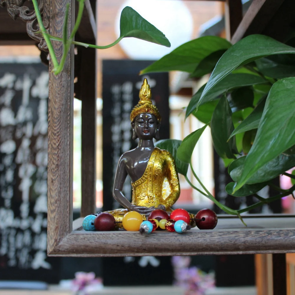 Estatua de Buda AB51, escultura grande de Buda de Tailandia, escultura de resina hecha a mano, budismo hindú, Fengshui, meditación