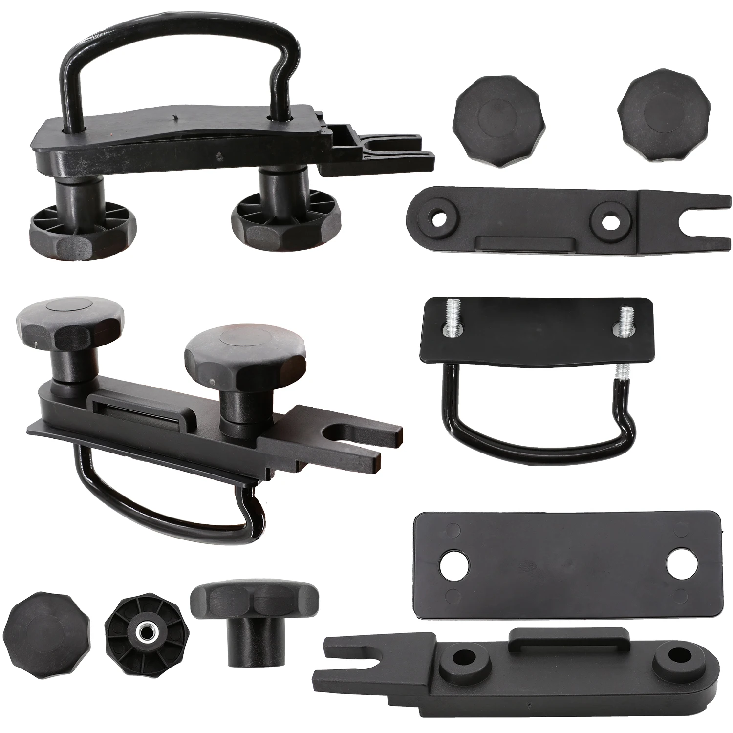 4pcs metal Car U-Bolts Clamps Universal Roof Box Car Van Mounting Fitting Kit Van U-Bolts Clamps Luggage Accessories