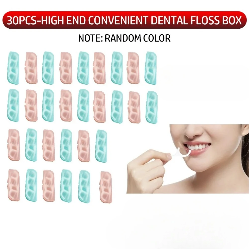 1-20Boxes Dental Floss Teeth Portable Travel Package Line Dental Floss Storage Box Oral Care Disposable Superfine Toothpick