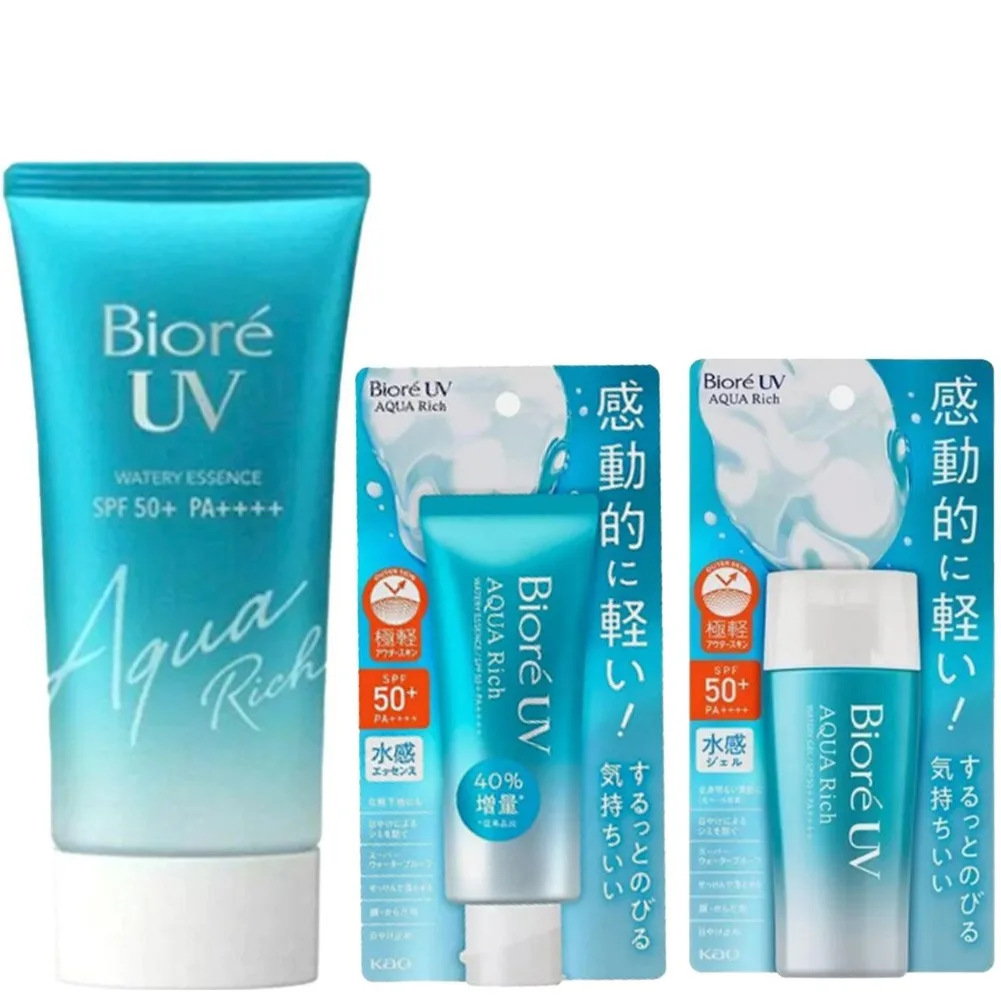 Japón Biore SPF50 + protector solar aislamiento UV loción de protección solar Facial impermeable refrescante hidratante crema de protección solar no graso