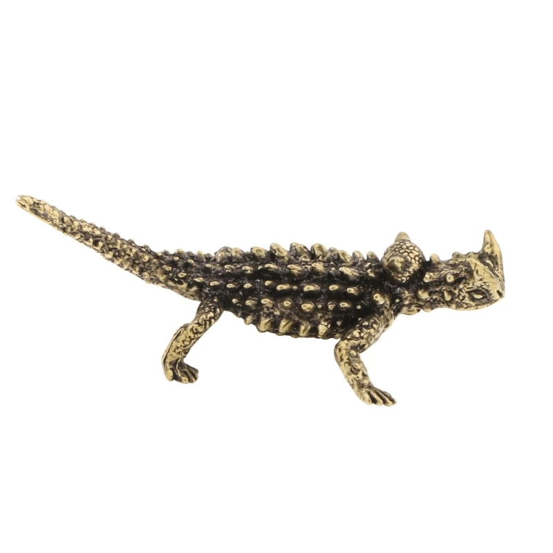 E28F Lizards Statue Figurines Lizards Decors Sculpture Animal Decorative Objects Table Centerpieces for Office Home Decors
