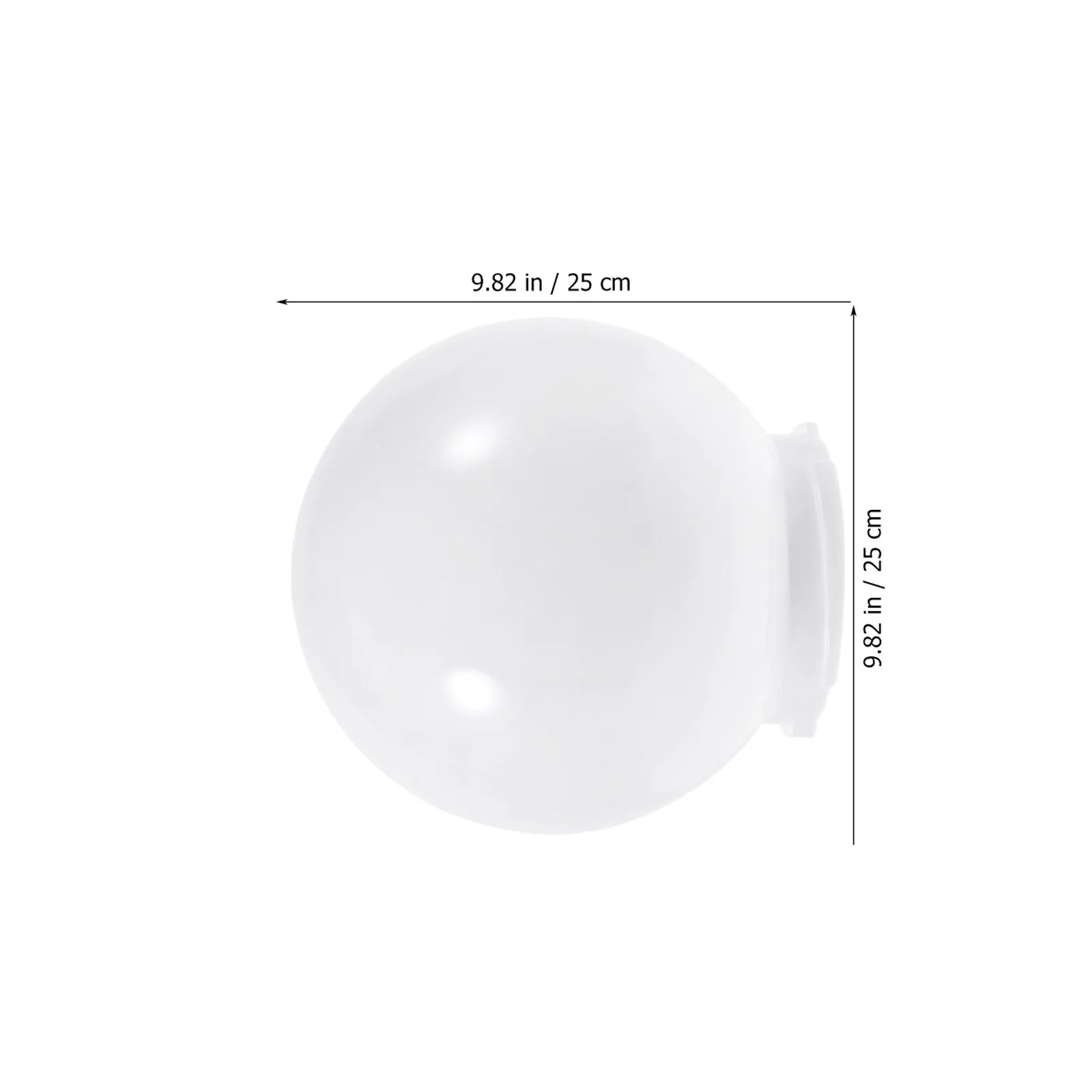 Outdoor Post Lamp Globe Lampshade Replacement Wall Lamp Light Cover Patio Porch Globe Light Cover Acrylic Patio Lampshade