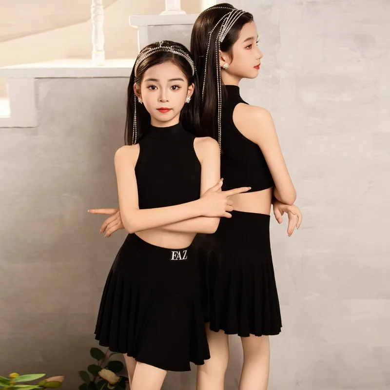 Sunner Latin Dance Costume Chic High-end Training Outfit Ballroom Practice Studio Daily Training Attire Stage Show Contest Wear view 3