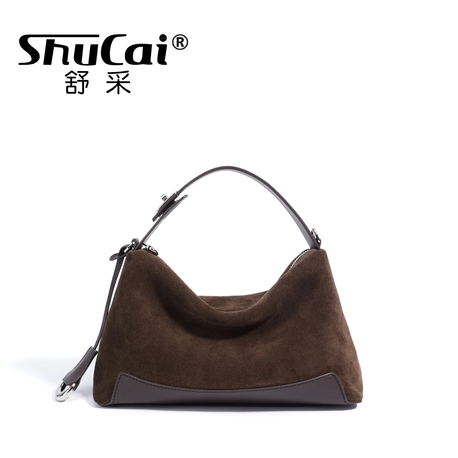 

Genuine Suede Leather Women Shoulder Crossbody Small Bag Luxury Designer Brand Female Cowhide Handbag for Woman Tote Female New
