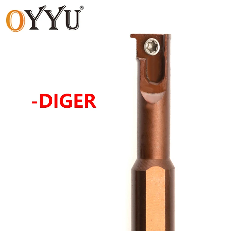 OYYU DIGER CNC Lathe Cutting DIGER0808 DIGER1010 DIGER1210 DIGER1212 DIGER1616 DIGER2020 -A-B-C-D Spring Groove Turning Tools