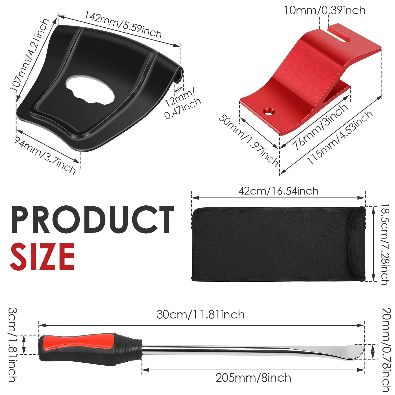 Motorcycle Tyre Levers Tire Changing Lever Tools Motorcycle Tyre Repair Auto Spoon Tire Kit Scratch Resistant Tires Repair Tools