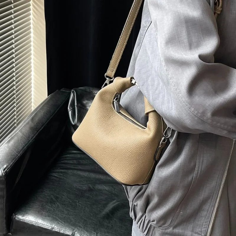 

Bright 2025 New Ladies Luxury Brand Leather Tote Bag Famous Designer Popular Simple Casual​