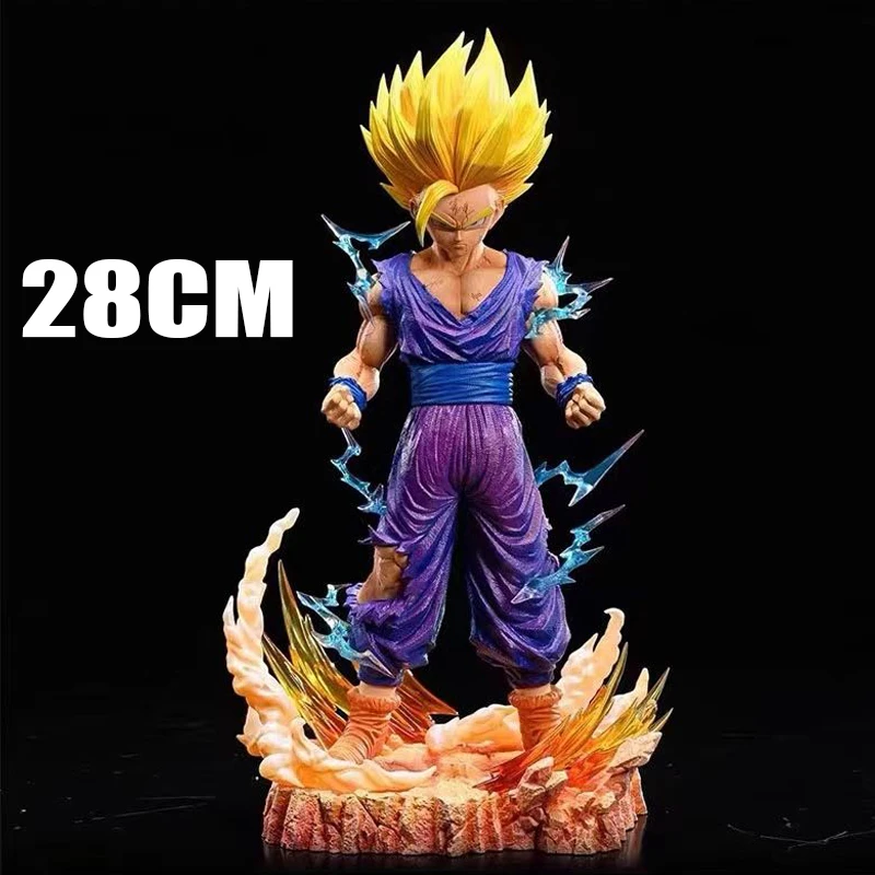 

28cm Dragon Ball Figures GK Super Saiyan 2 Son Gohan Action Figures PVC Anime Peripheral Model Collection Toys Birthday Gifts