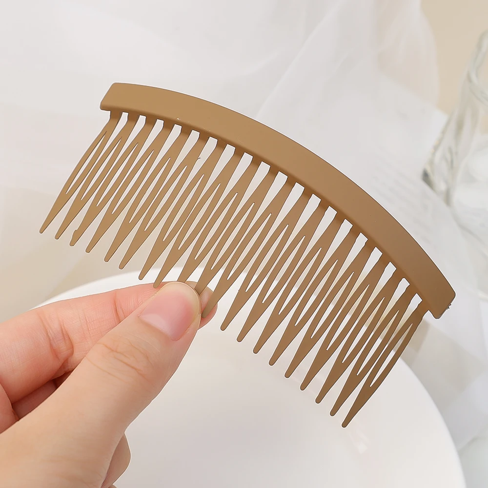 Women Invisible Broken Hair Hairpins Hair Tools Roll Curve Needle Bangs Fixed Insert Comb Professional Styling Accessories