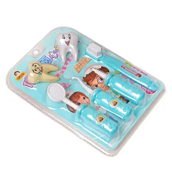 一套兩色牙醫禮物牙刷教學模型套裝,兒童早期教育刷牙玩具示範學習模型 8 最佳銷售 牙齒玩具 - №8