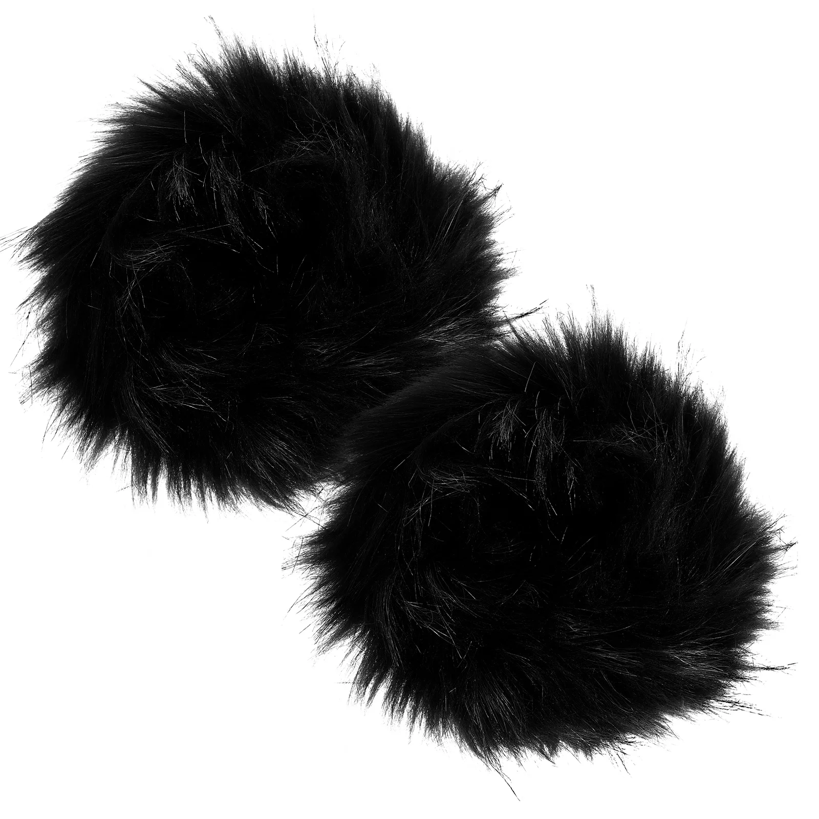 

1pcs Furry Cuff Bracelet Winter Arm Warmers Women White Knit Wristbands Accessories Soft Cozy