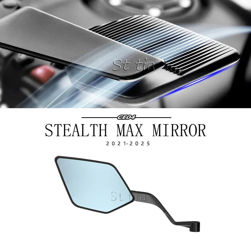 

Новые регулируемые поворотные боковые зеркала заднего вида для мотоциклов BMW CE 04 CE04 ce04 2021-2025 (зеркала-«крылья»)