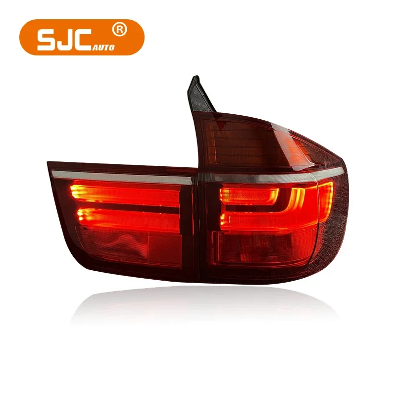 SJC Auto Factory Wholesale Tail Lights Fit for BMW X5 E70 2007-2013 Rear Lights High Quality LED Sequential Turn Signal Lights