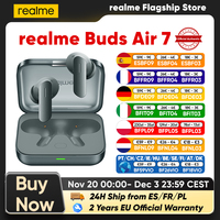 realme Buds Air 7 Bluetooth Earphones Wireless Headphones For Smartphone realme GT7 Pro realme 14 Pro Plus 52 Hours Battery Life