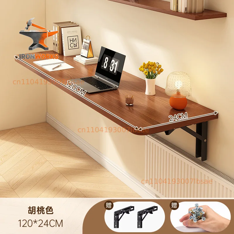 Foldable desk, wall, wall, wall, folding table, wall-mounted study table, balcony
