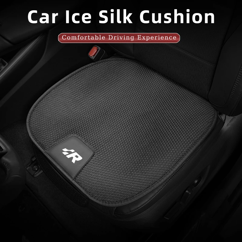 Car Seat Cover Front Rear Seat Ice Silk Cushion Pad Protective Mat For Volkswagen VW R Golf Jetta Passat mk4 mk5 mk6 CC Golf 5 7