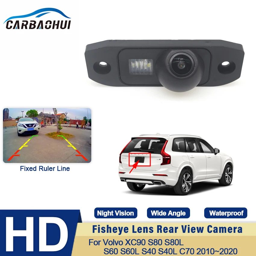 

Car Rear View Backup Reverse Parking Camera For Volvo XC90 S80 S80L S60 S60L S40 S40L C70 2010~2020 2018 Full HD CCD Accessories