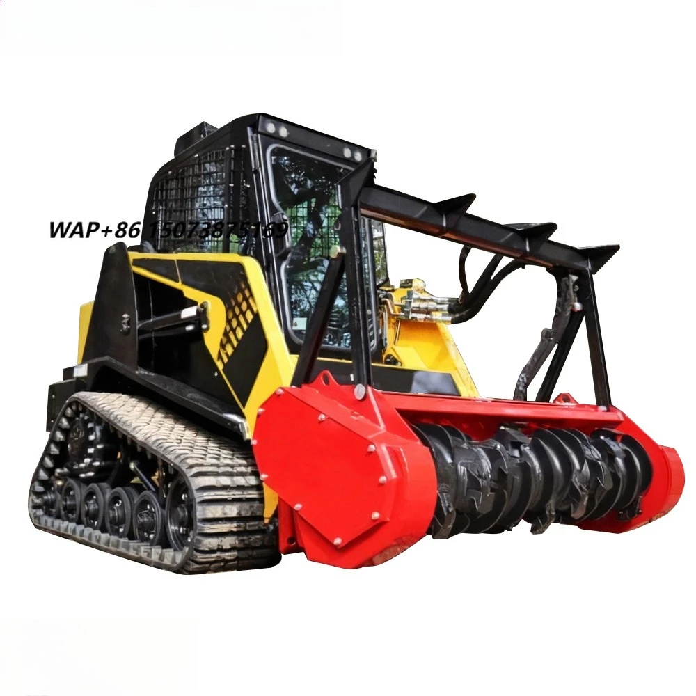Skid Steer Forestry Mulcher Attachments with Core Components-Motor Engine Pump for Forest Use on Sale