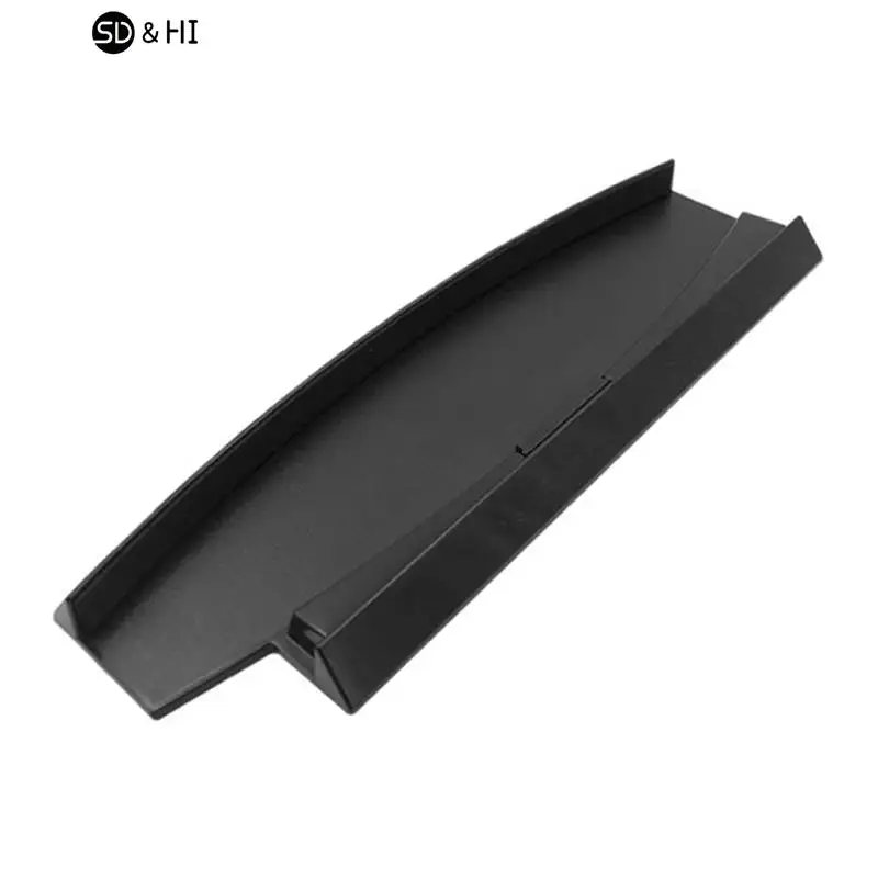 Vertical Stand Holder Hold Dock Plastic bracket Base for PS3 Slim console Black