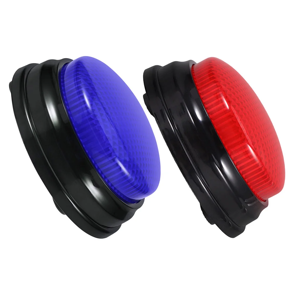 2 Pcs Sound Button Game Buzzer Buzzers Classroom Party Favors Light up Buttons Answer for Night