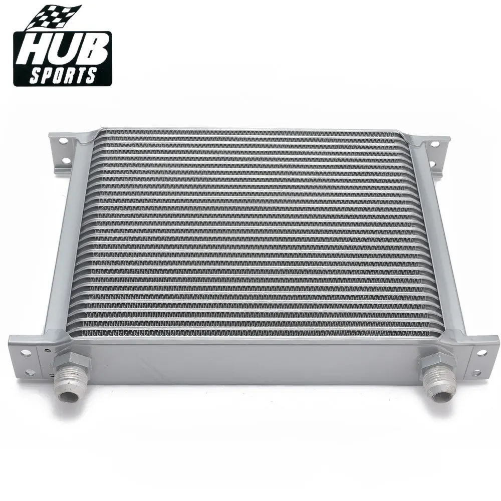 Universal 28 Rows AN10  Auminum Engine Transmission Oil Cooler Sliver British Type Coolers HU-OC000028-AN10