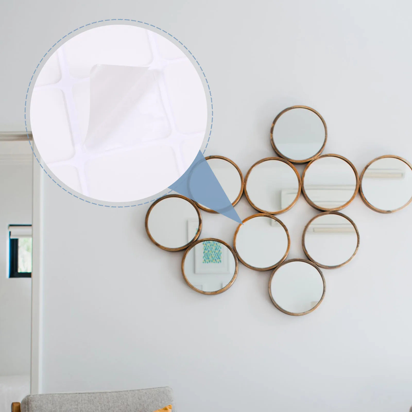 

100pcs Acrylic Double Sided Adhesive Tapes Strong Transparent Mounting Tape For Wall Decor Heavy Duty