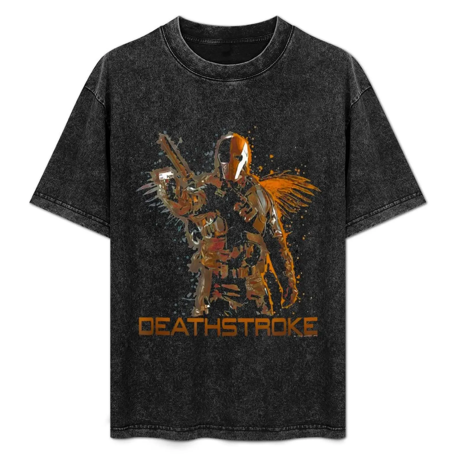 

Arrow TV Series Deathstroke T-Shirt Simple Casual Short Sleeve Cotton T-Shirt