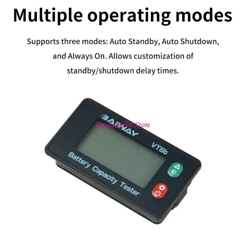 8V-120V Intelligent Battery Capacity LCD Digital Electricity Meter