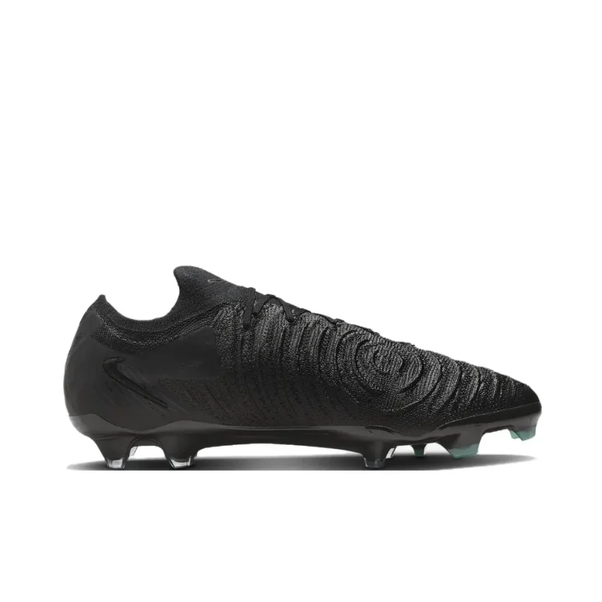 NIKE Black Phantom GX 2 Elite FG Men's Soccer Cleats Gum Spikes Comfort and Simplicity Hard Turf Natural Turf