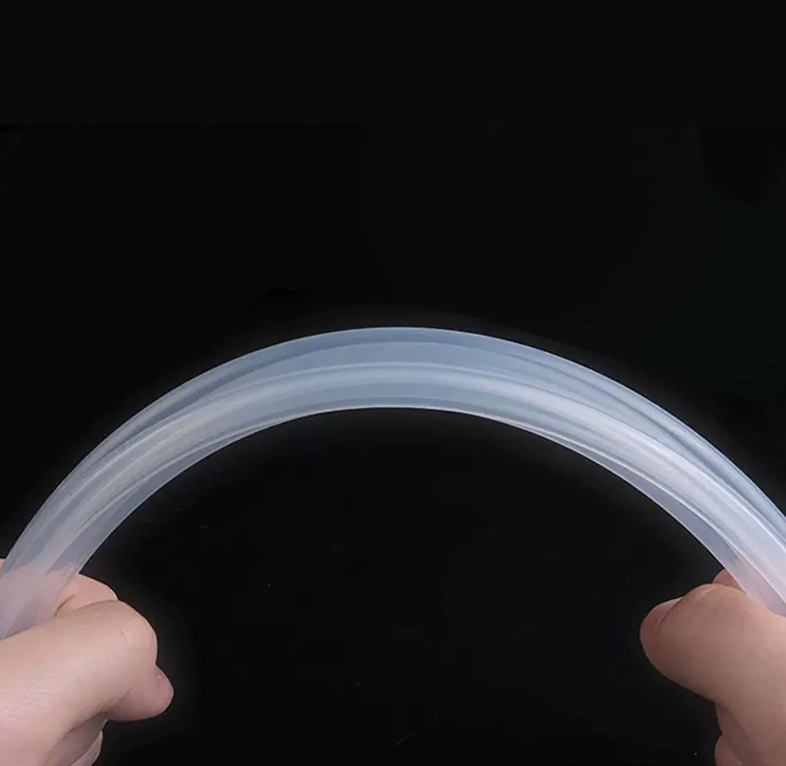 Customized 18Meters 3*5mm Transparent PTFE Tube Insulated Rigid Pipe