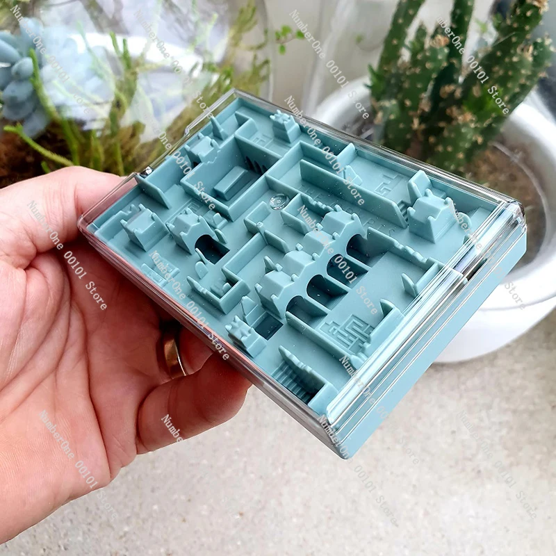 

Децифрующий 3D трехмерный лабиринт-головоломка, горящий мозг, детская развивающая игрушка, прогулочные бусины