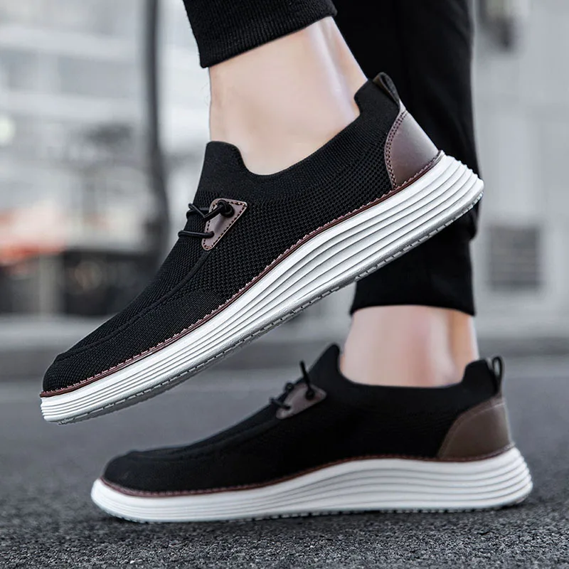 

Men's Walking Shoes Ultra Comfortable Bussines Shoe for Male Non Slip Mesh Breathable Casual Sneakers Loafers Large Size 39-48