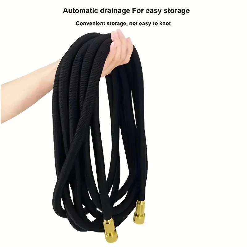 FLOWERS SPRAL Garden Watering Hose Expandable Magic Hose High Pressure Multi-Function Nozzle Spray Cleaning Gun Car Washing Hose