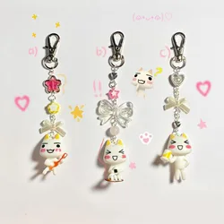 Handmade toro inoue Beaded keychain cute Aesthetic y2k