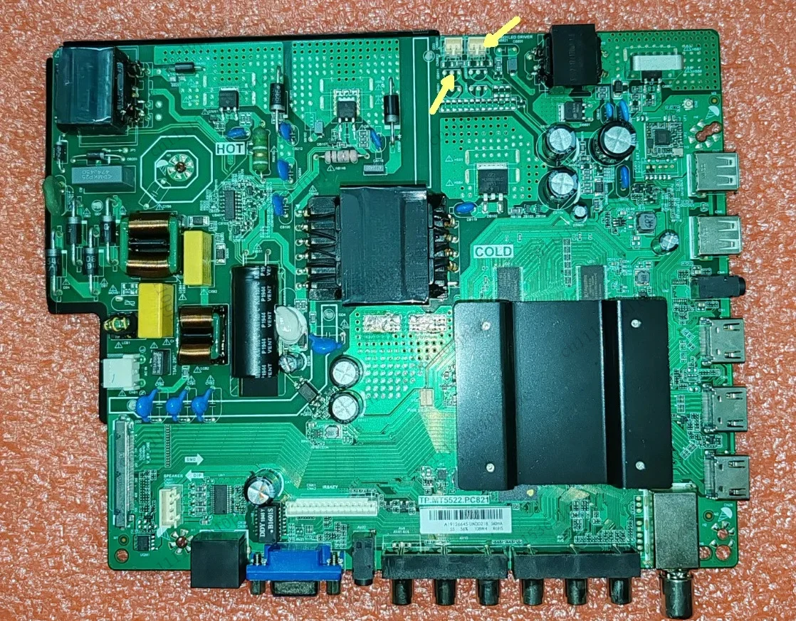 4K Television All-in-One Mainboard TP.MT5522.PC821 Built-in WiFi Network Board With Remote Control