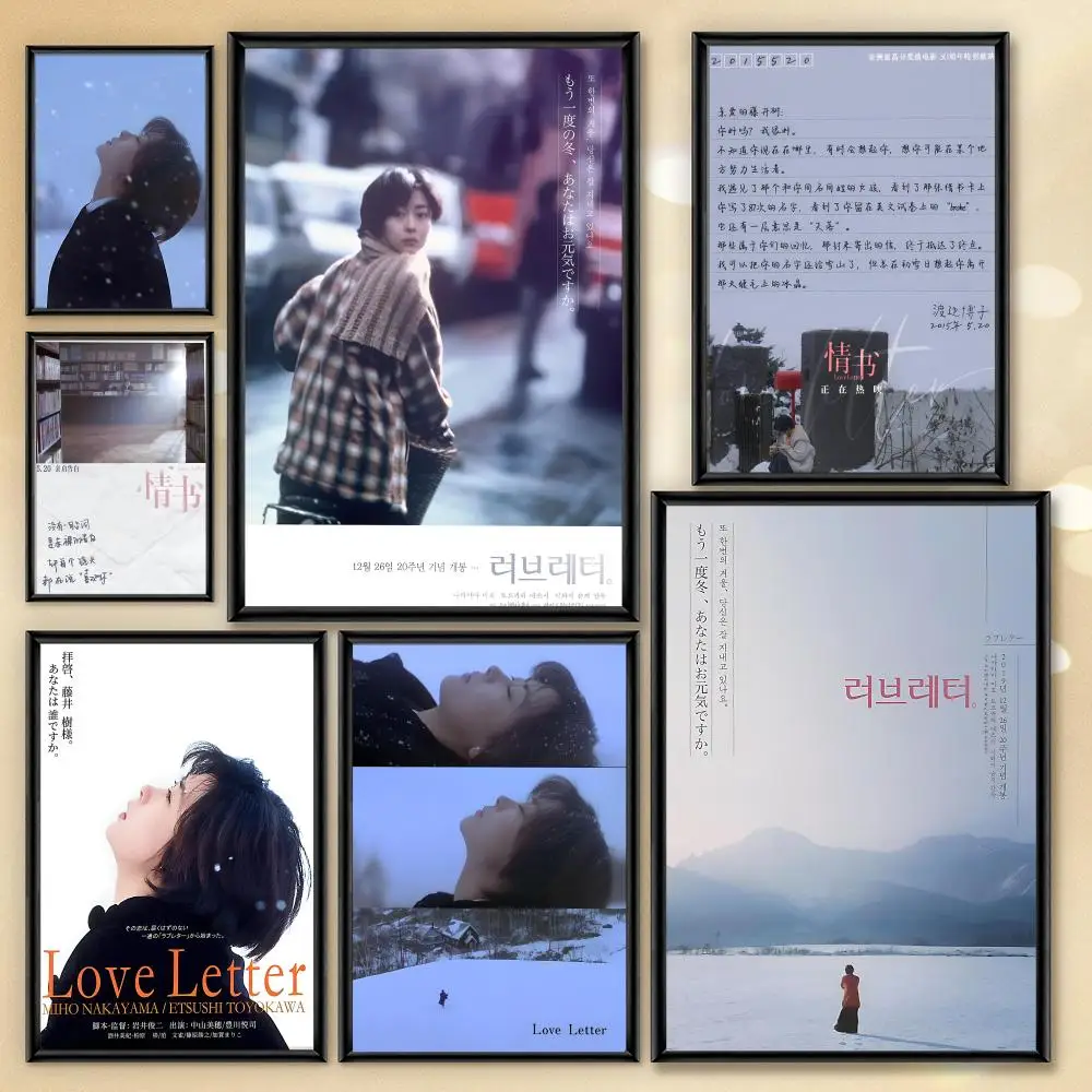 Hot Movie L-Love L-Letter Japanese Minimalist Room Prop Budget Friendly Prints Trendy Wall Posters Poster