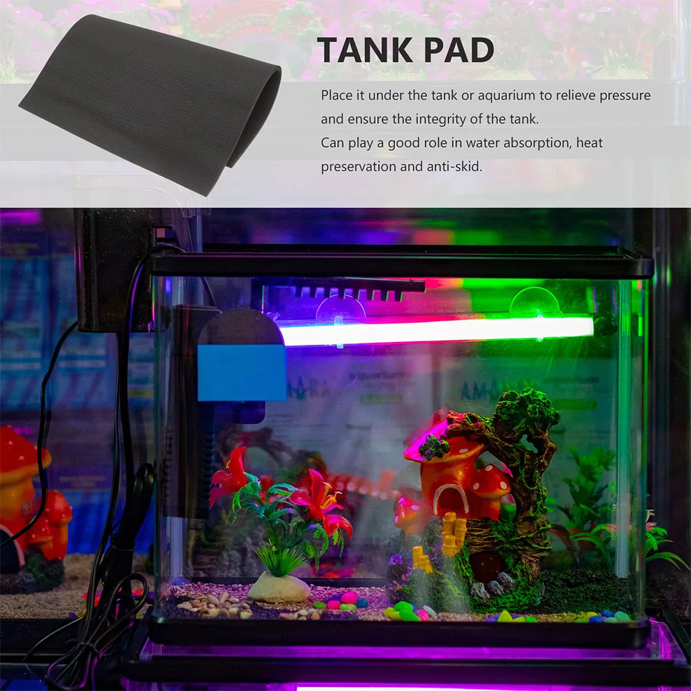 

Fish Tank Pad Aquarium Mat Bottom Pads Thickened Cotton Shockproof Non Slip Durable Water Absorption Heat Insulation Terrarium