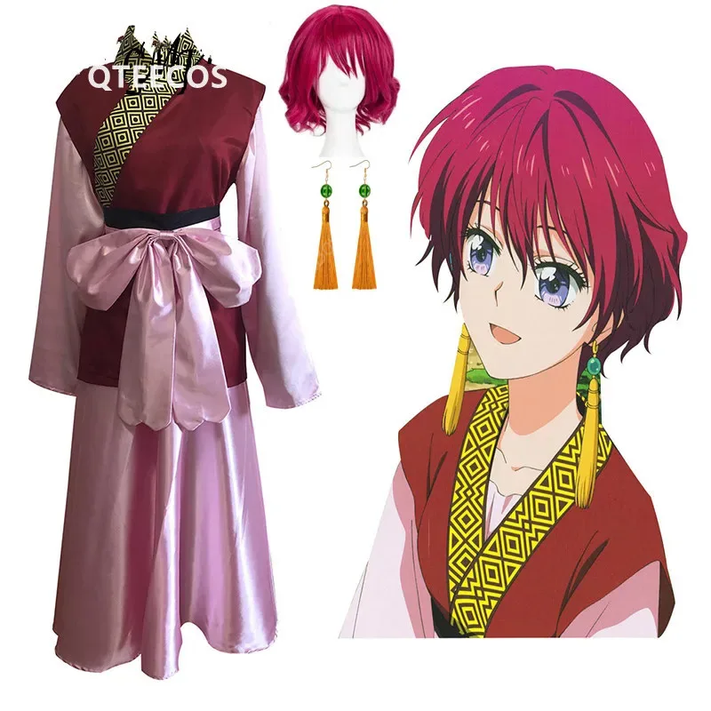 

Anime Yona Princess Costume Akatsuki no Yona of the Dawn Cosplay Dress Women Halloween Outfits Full Set Custom Made