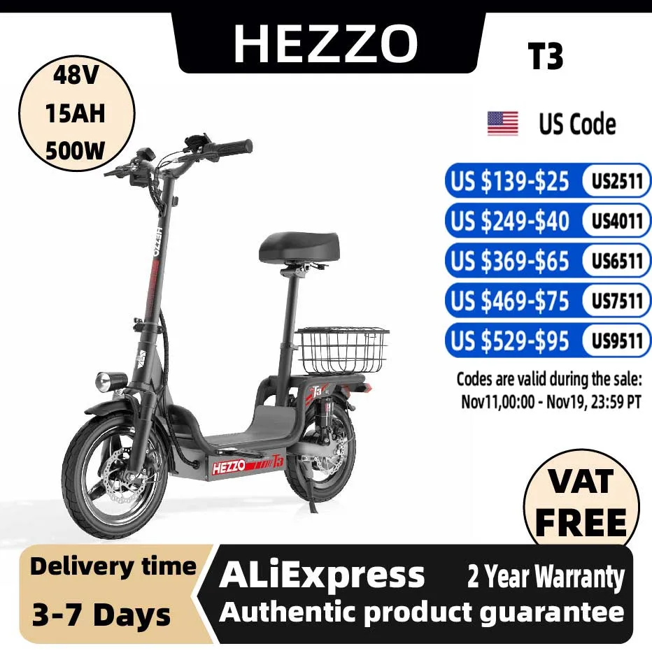 Hezzo T3 Adult Elec…