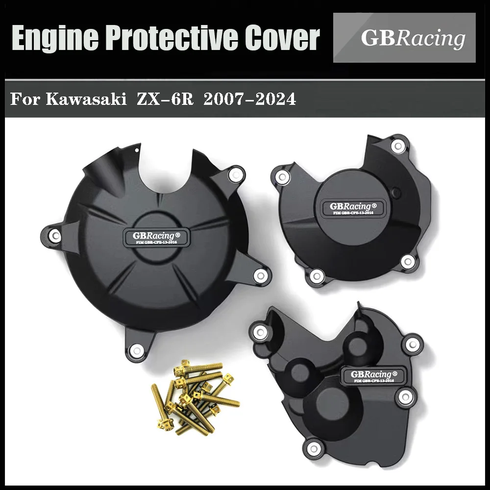 Motocross Accessorie Engine Cover Protection for Kawasaki ZX6R ZX-6R 2007 - 2024