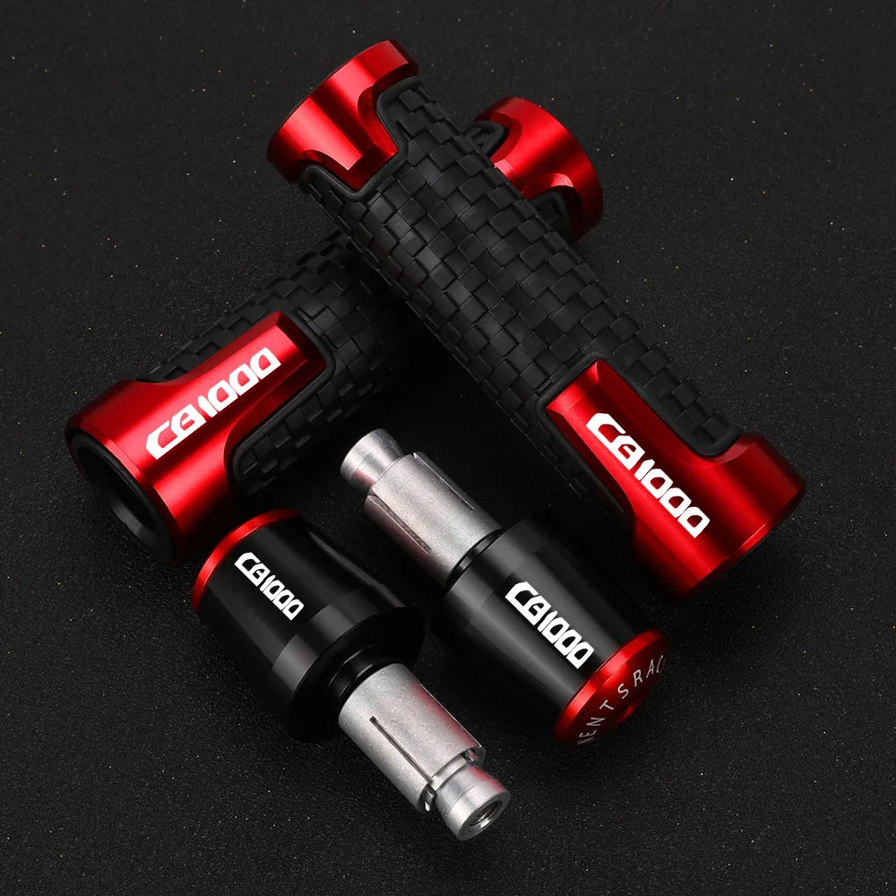 

Motorcycle CB1000 For HONDA CB1000 Bingone SC30 1993 1994 1995 1996 7/8"22MM Aluminum Handlebar Grips Handle Bar Cap End Plug