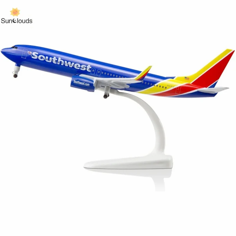 

1/300 Scale Model Plane Diecast Airplanes American Southwest Airlines Boeing 737 Model Airplane for Collections & Gifts