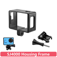 SJ4000 Housing Frame Protective Cage Mount with Base & Screw for SJCAM SJ4000 / SJ4000 AIR / SJ4000 WIFI Action Camera